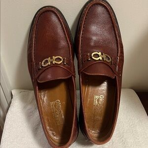 Salvatore Ferragamo Men's Loafers in Deep Brown
